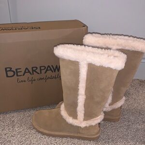 BearPaw Kendall Boots in Iced Coffee